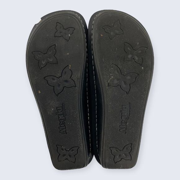 Alegria Paloma 717 Pewter Charmer Leather Silver Comfort Mary Jane 38 8 - 8.5 - Picture 7 of 11